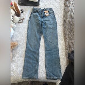 Reformation Jax Stretch High Rise Straight Jeans